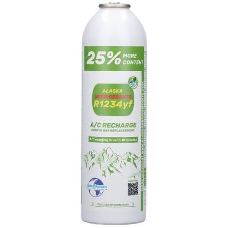 Refrigerantes de Alaska +25 % HC 1234YF (gas de reemplazo del R1234yf)