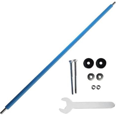 Trampoline Net Poles with Foam Padding – Anti-Collision, Universal Replacement Parts for 1.96 meters + Wrench (1/5)