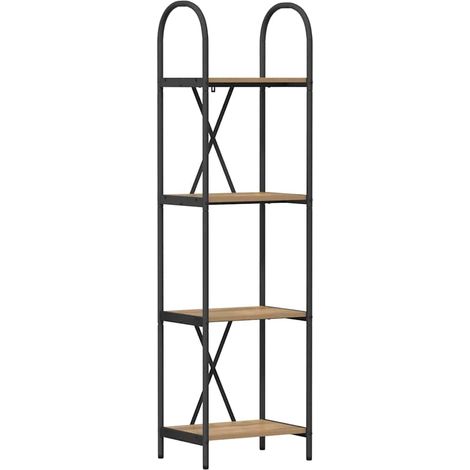 Étagère Chêne artisanal 40 x 30 x 146 cm Bois d'ingénierie (1/5)