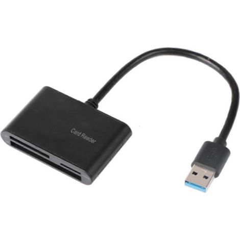 Lecteur/graveur de cartes SD USB, adaptateur pour cartes CompactFlash, compatible avec les cartes CF/SD/TF et Micro SD/Micro, compatible avec les cartes Wind. (1/5)