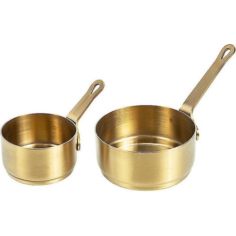2-teilige Untertasse aus Edelstahl