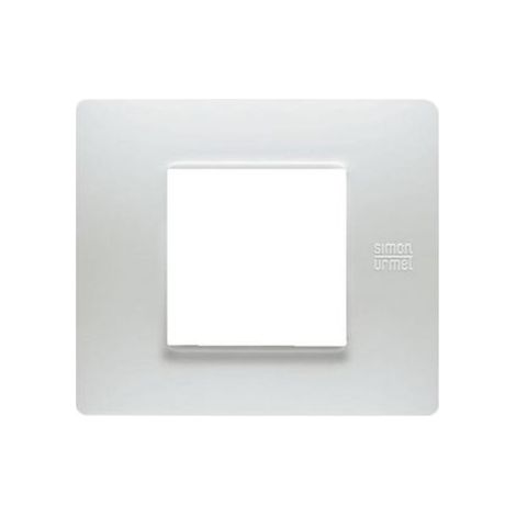 Urmet Simon Nea Placca 2 moduli Flexa tecnopolimero bianco - 11802.BN