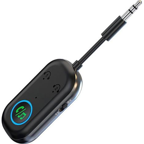 Adattatore 2 in 1 con trasmettitore e ricevitore audio Bluetooth 5.3 (1/5)