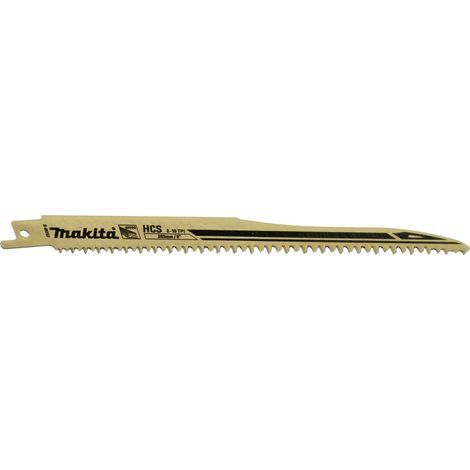 Makita Reciproblätter Säbelsägeblätter Sägeblätter Reciprosäge Säbelsäge Säge 5x B-05153 203mm