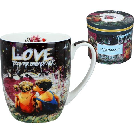 Mug en céramique motif graffiti camio art moderne carmani (1/5)