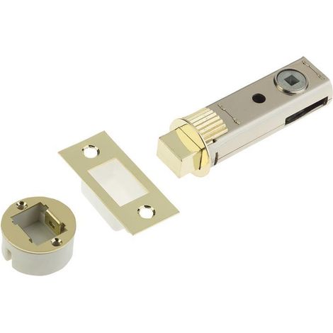 Union FastLatch Easy Fit Brass Bolt, 73mm (3-inch) Length, Model UNNJFL27PB30 (1/3)