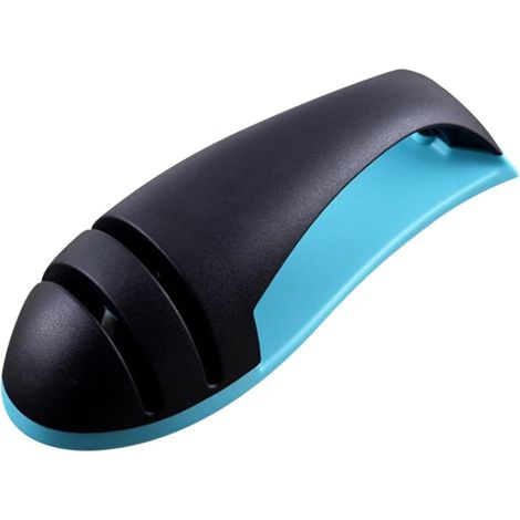 Affûteur de Couteaux Domestique Compact Multi-usages en Abs Bleu Pierre Diamantée et Céramique Cuisine Professionnelle et Chef (1/5)