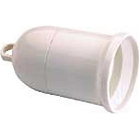 Portalámparas E27 4A 250V blanco (1/2)