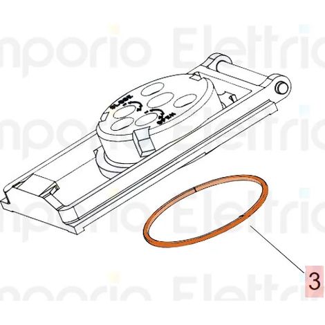 faac pièce détachée joint or 41x1,78 (or 2162) 7090865 (1/3)
