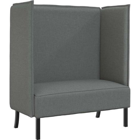 Canapé,Sofa pour Salon,Banquette à Haut Dossier Gris foncé 109 x 56 x 121 cm tissu CFW683977 (1/5)