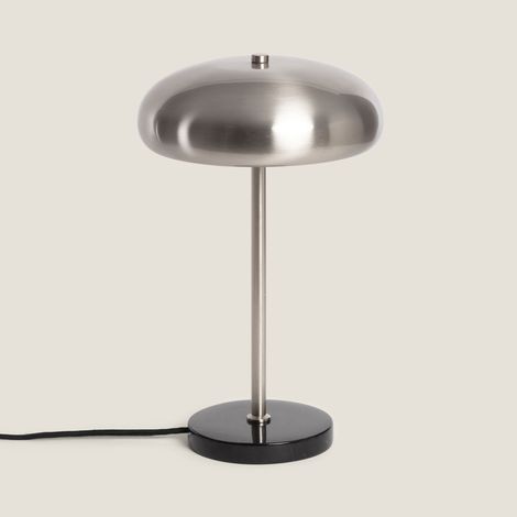 Lámpara de Mesa Metal Aleisk Níquel