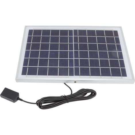 Panneau solaire en silicone polycristallin 10 W 6 V, chargeur solaire écologique pour lampadaire et jouets solaires à monter soi-même (1/5)