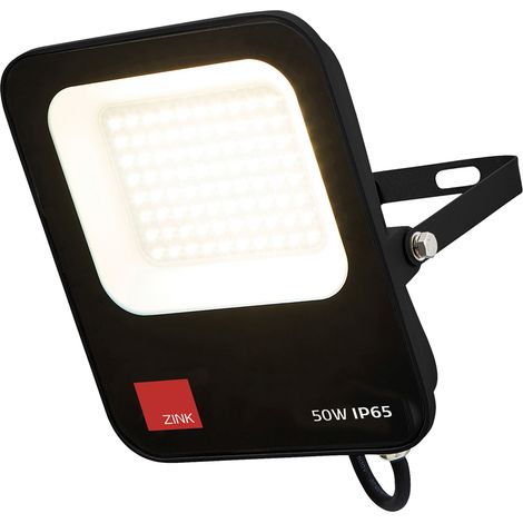 Litecraft Fechine Floodlight Outdoor IP65 Garden 50 Watt Integrated LED - Black (1/5)