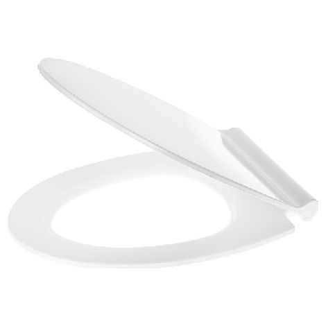 Sedile universale per WC bianco da bagno (1/3)