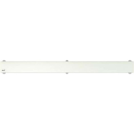 Alca Rejillas - Rejilla para canaleta de ducha lineal 115 cm, cristal/blanco GL1200-1150 (1/3)
