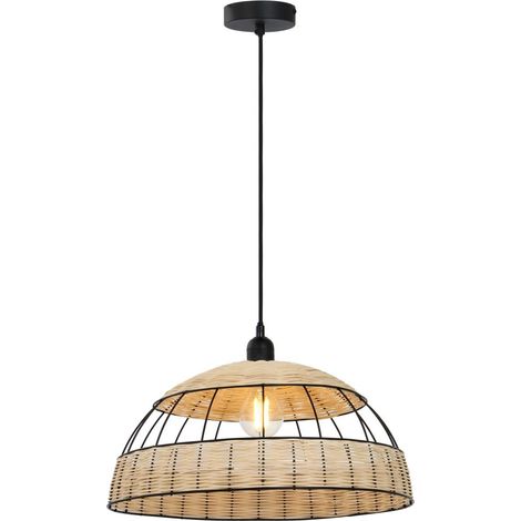 Globo - lámpara colgante - STRAHLER - natural - metal - Ø 40cm -