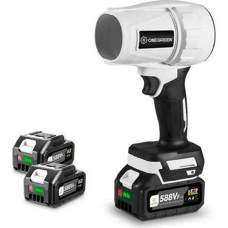 Soffiatori a batteria Senza spazzole Turbosoffiante Soffiaggio della neve con 2 Batterie(nuovo stile) (1/5)