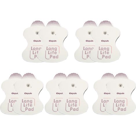 10 électrodes de remplacement pour appareil de massage, coussinets de thérapie électrique, lot de 10 (1/5)