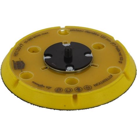 PLATEAU Ø125MM 5/16'' VELCRO POUR UT8702 (SR) - UT8703 (SR) CEDREY