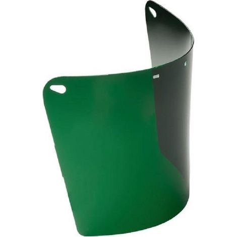 visor pantalla 324-rg. policarbonato. verde. espesor 1,5 mm. en166:2001. clase óptica 1 - climax