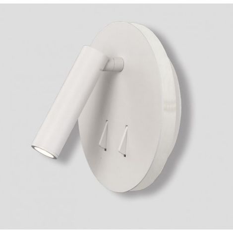 Applique murale interieure liseuse ronde led - mantra - cayman (1/2)