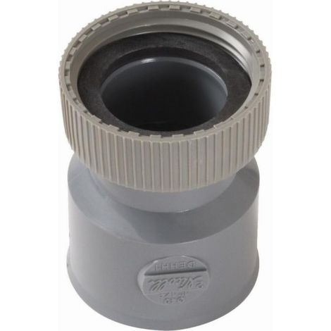 NICOLL-Buchse mit Einlegemutter - PVC grau - Ø 40 mm - 33X42-40 - DEHH1