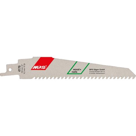 Lame de scie alternative MPS 4176, paquet de 1 unité, compatible avec les outils électriques.