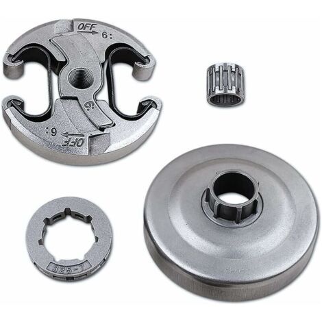Kit di ricambio per frizione e cuscinetto a rullini per motoseghe Husqvarna 340 345 346XP 350 351 353 445 450 E.