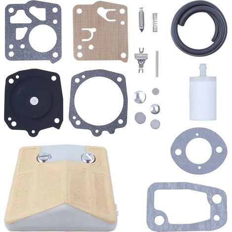 Filtre à carburant et à air pour tronçonneuse Husqvarna 61 66 266 281 288 288Xp 501807105, 503443201, 503577602, 503577601 (1/2)