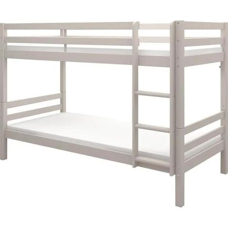 Thuka ANDO Etagenbett hellgrau 90x200 cm robust