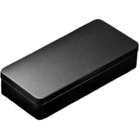 Boîte Métallique Avec Couvercle Boîte en Étain Rectangulaire Vide et (1/5)