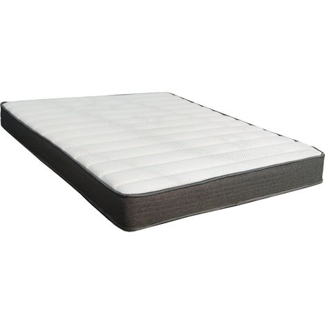 Colchón Individual Solarino, Firmeza Media, Para Cama 80x190 cm, 190x80x22h cm Blanco
