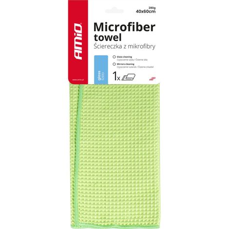 Mikrofaser-Waffeltuch für Fenster und Spiegel 40x60 cm amio-03735 (1/2)