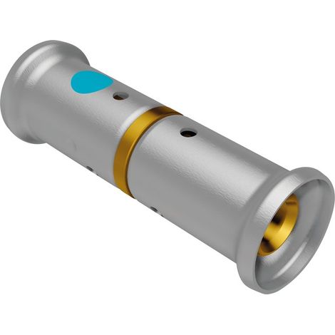 Raccord passerelle droit PER multicouche à sertir Henco - Diamètre multicouche 20 mm- Diamètre PER 20 mm (1/2)