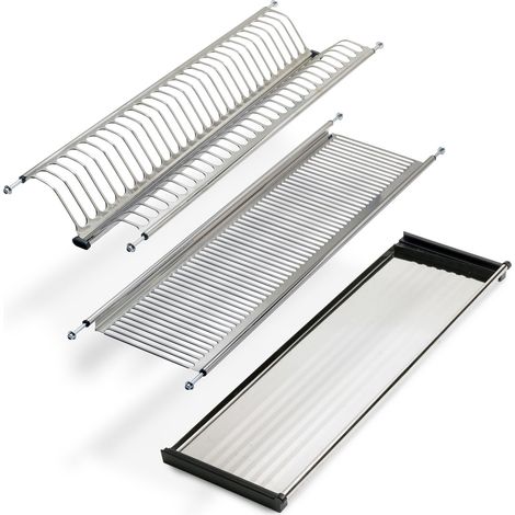 Emuca Abtropfgestell aus rostfreiem Stahl Drynox, Modul 900mm, Edelstahl