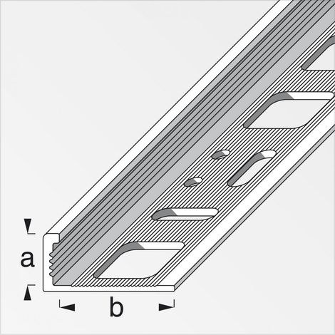 alfer Winkelprofil 1 m, 6 x 21 mm Aluminium eloxiert silber Winkelprofile