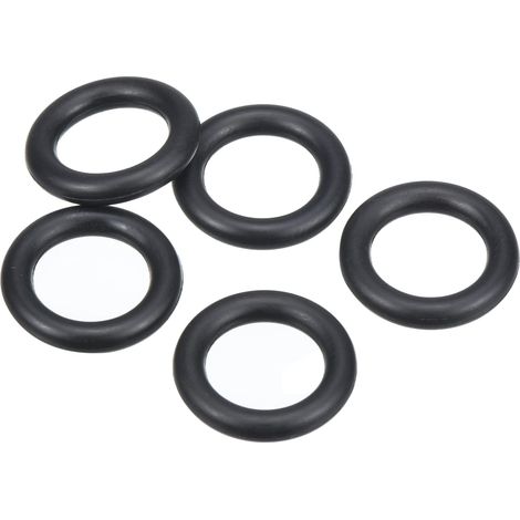 Joint Torique en Caoutchouc Nitrile 15mm OD 9,5mm ID 2,65mm Largeur, 10 Joints Etanchéité Métriques pour Robinet Plomberie Réparation Automobile, Noir (1/5)