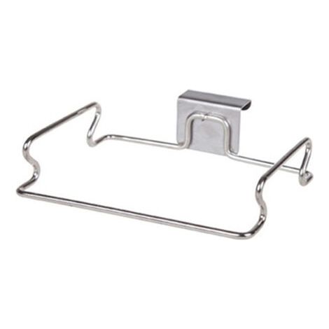 Support Sac à Déchets pour Cuisine Porte-Sac de Poubelle pour Porte de Placard Tiroir Armoire Cintre Inoxydable Réutilisable en Maison Chambre Suspension Chiffon Serviette, (1/5)