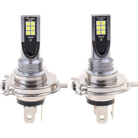 2 focos LED H4 de 200 W y 12000 lm con bombillas tipo globo - hy (1/5)