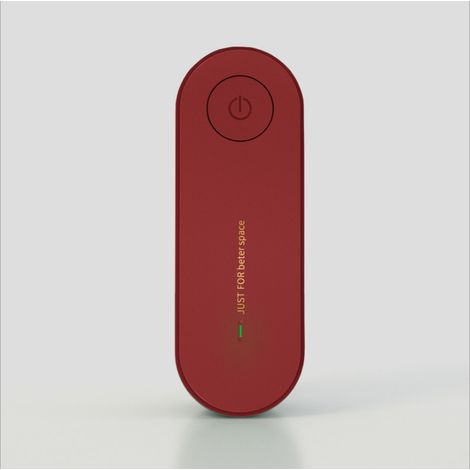 Purificateur d'Air Compact Rouge – Élimine Odeurs et Fumée de Cigarette, Idéal pour Chambre et Toilettes