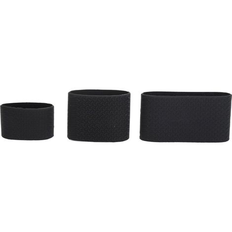 3 bandes élastiques en silicone résistant à la chaleur pour tondeuses, antidérapantes pour salon de coiffure (1/5)
