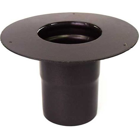 Rosone universale femmina/maschio ø80 serie pellet 1.2 mm acciaio al carbonio verniciato nero