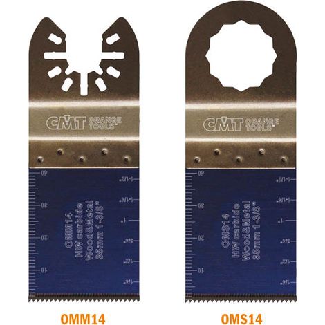 OMM14-X1 35MM LAME PLONGEANTE ET DE COUPE À RAS EXTRA-LONG-LIFE POUR BOIS ET MeTAUX