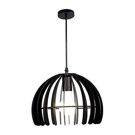 Lustre satellite, Plafonnier décoratif à la mode moderne, Lustre industriel noir pour les allées (1/5)