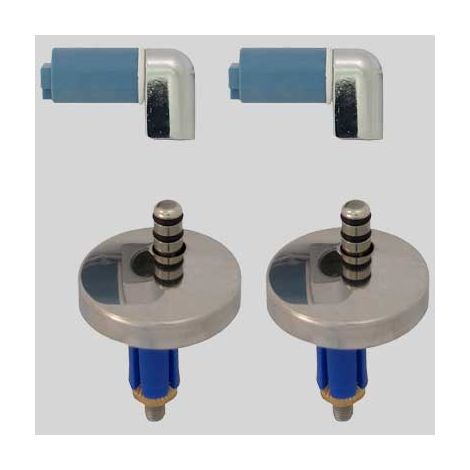 COPPIA CERNIERE REGOLABILE DM 45 SOFT CLOSE MOD. S18 Con tassello MADE IN ITALY