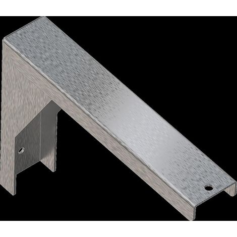 Console KWC, PLANOX, acier inoxydable, montage mural, 45x180x240 mm (1/2)
