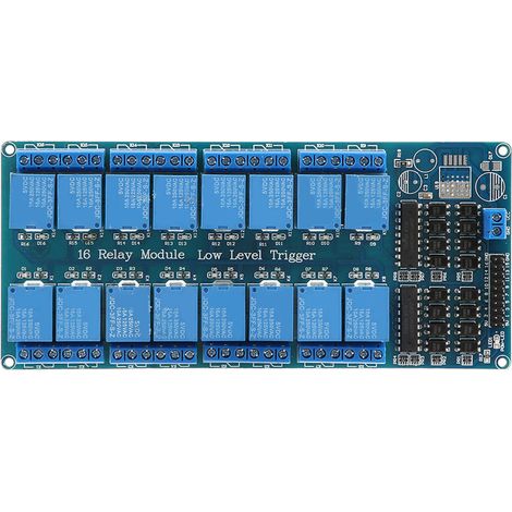 5V 16-Kanal-Relaismodul mit Optokoppler-Schutz für niedrige Pegelauslösung (1/5)