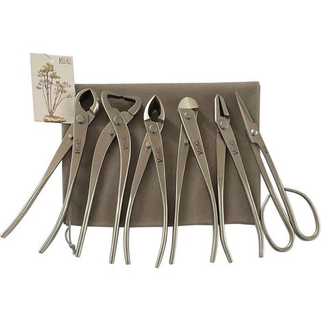 6-teiliges Bonsai-Werkzeug-Set aus Edelstahl, 210 mm (1/5)