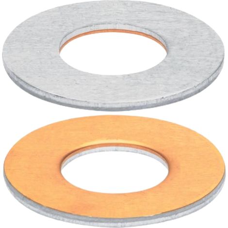 Rondelle Klauke cs1022 séparation galvanique cuivre 22x22x2 mm