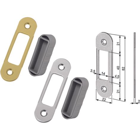 Incontro easy-matic regolabile bordo tondo ottonato - cromato opaco (b01402.90.03)